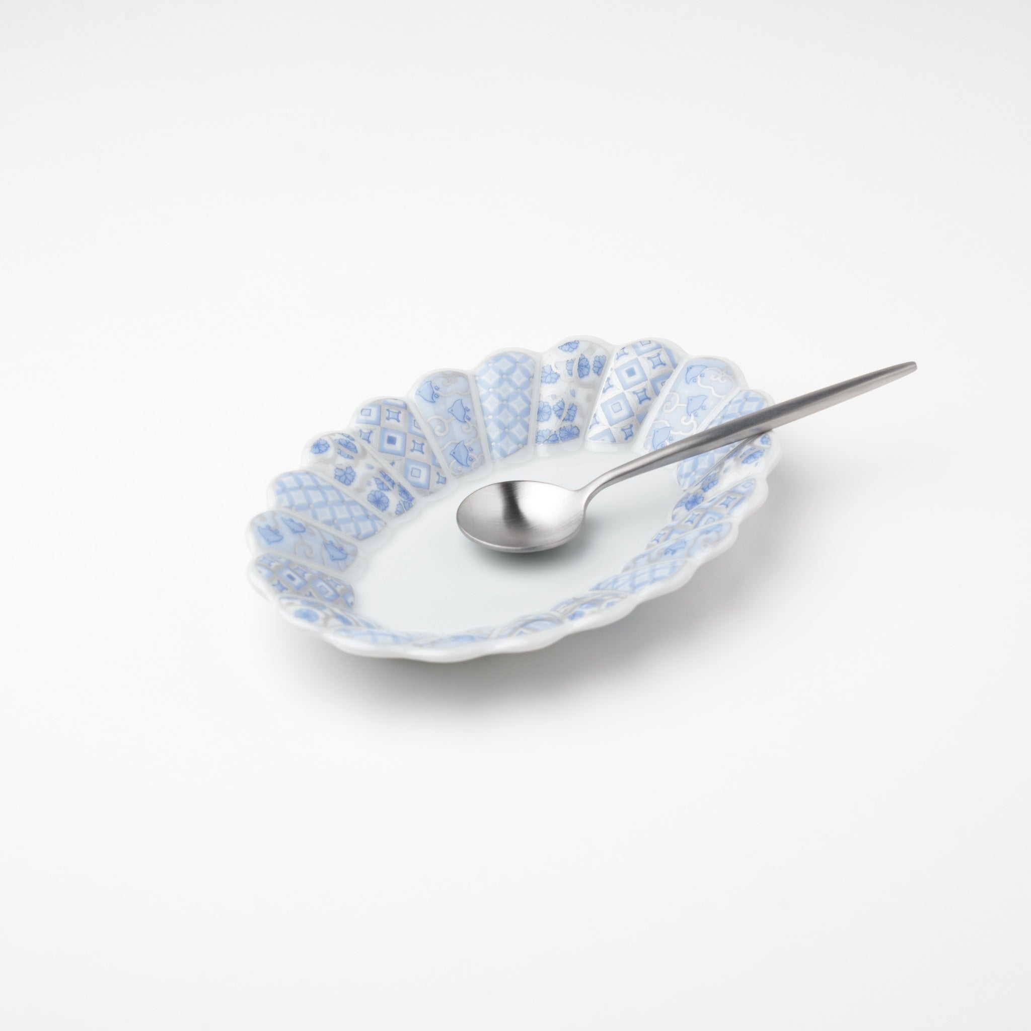 花離宮 楕円皿小(専用化粧箱入)