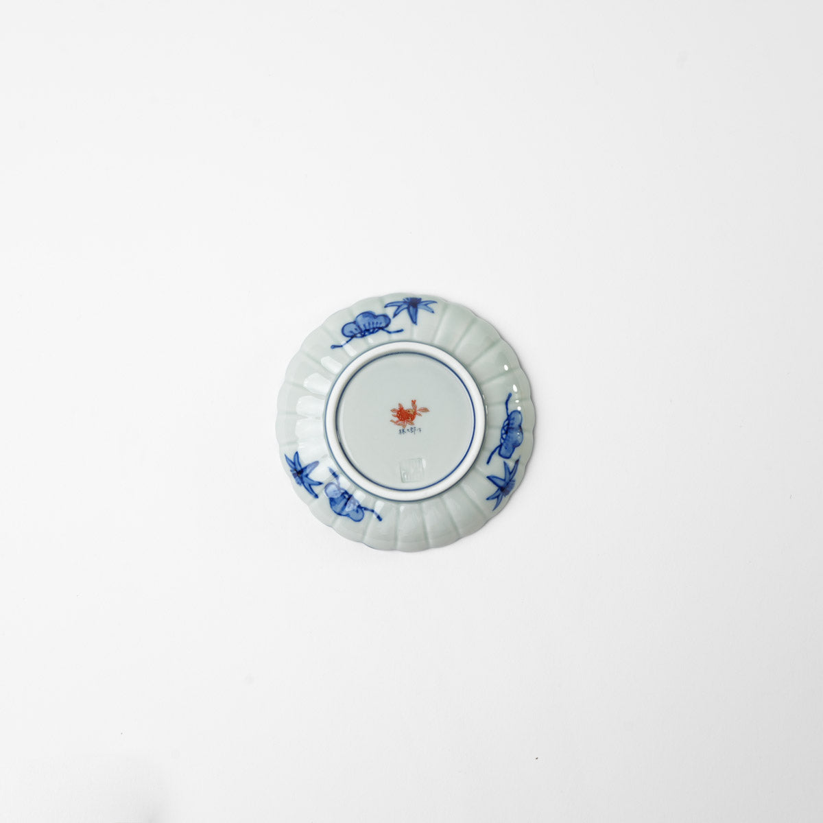 染錦地紋 3.5号皿