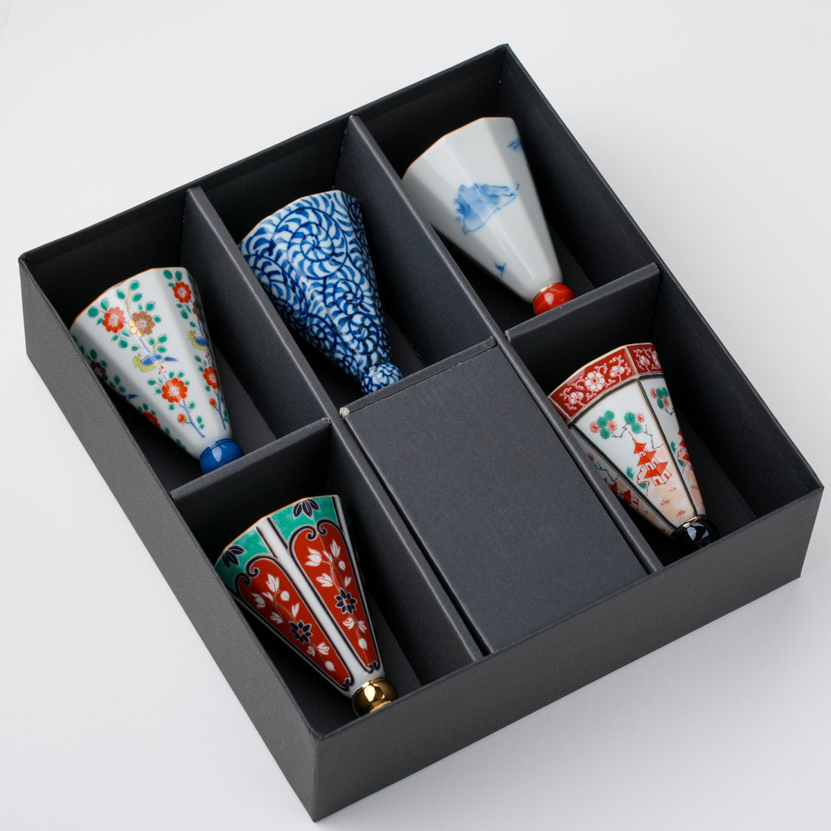 林九郎窯 古伊万里文様 酒杯【全5柄】単品/セット