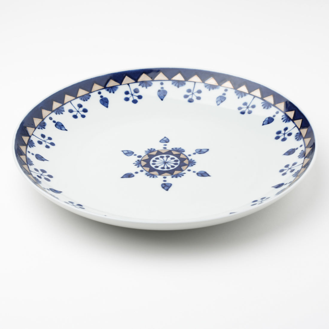 飾り銀彩　ラージプレート