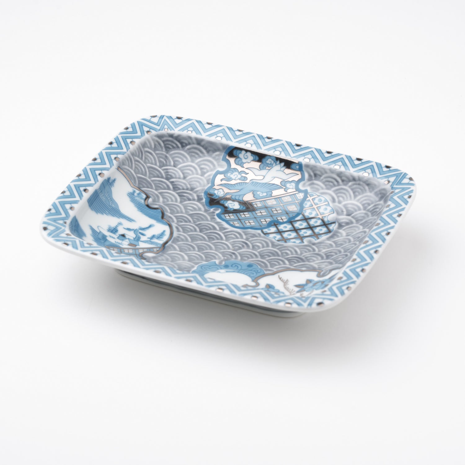kotohogu　絞り（shibori）長角プレート　ai