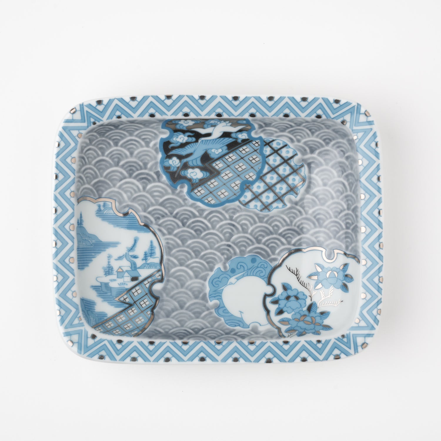 kotohogu　絞り（shibori）長角プレート　ai