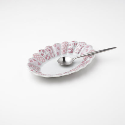 花離宮　楕円皿小（専用化粧箱入）