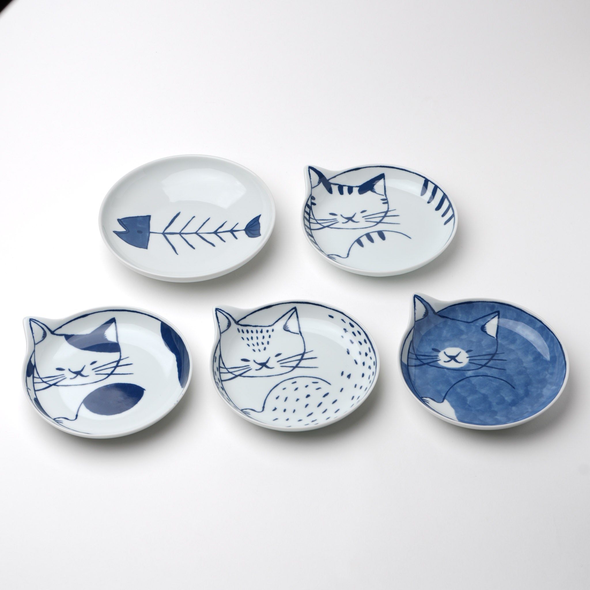 neco皿　5Pセット（木箱入）