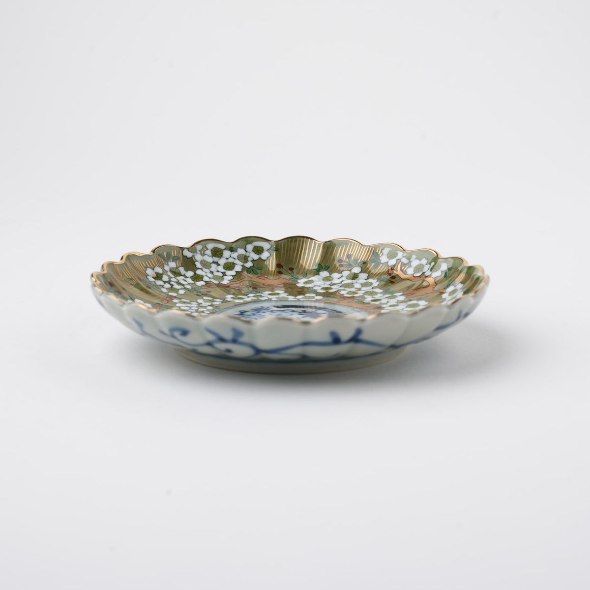 琳派桜樹文 3号皿 10.5cm