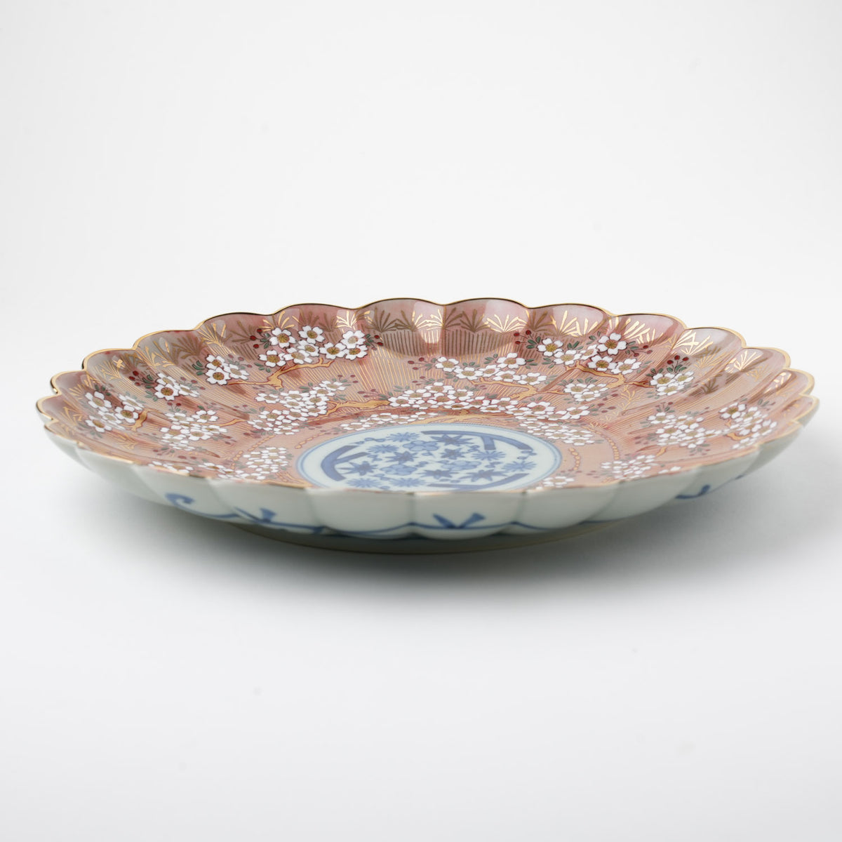琳派桜樹文 8号皿 24cm
